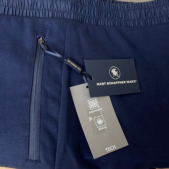 Hart Schaffner Marx Tech Jogger Pants - Colors Navy OR Charcoal - Picture 2 of 10